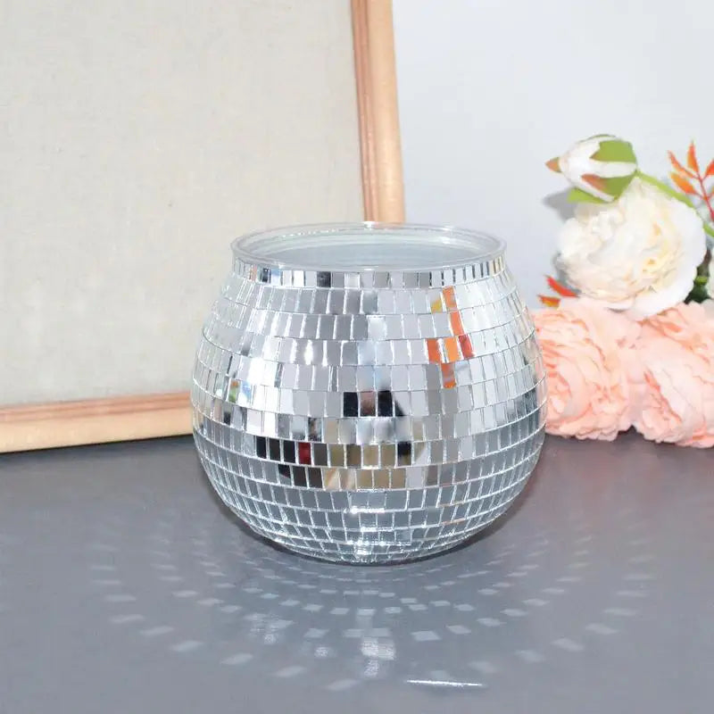 Disco Ball Plant Pot