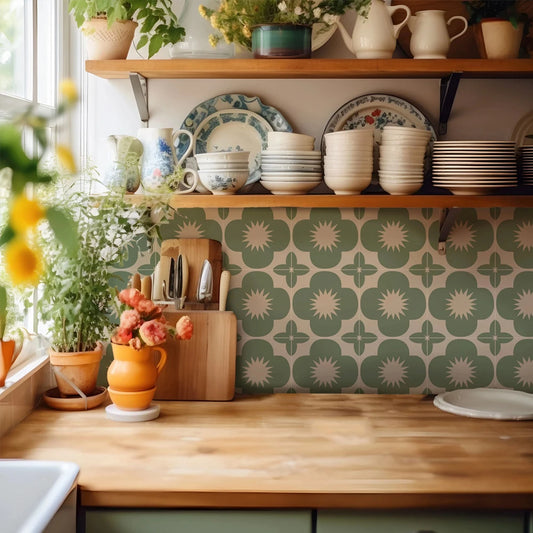 Retro Boho Peel and Stick Tiles