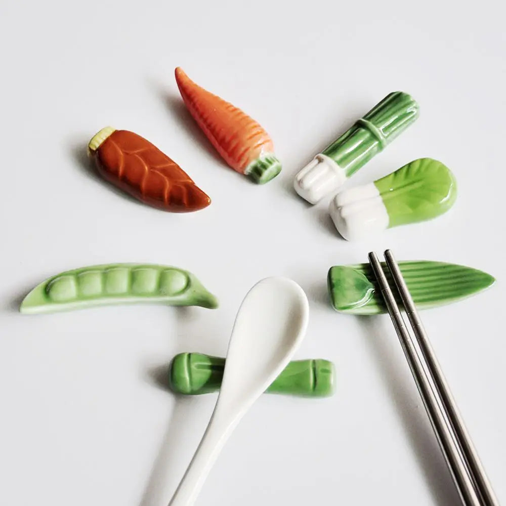 Vegetable Ceramic Chopstick Pillow